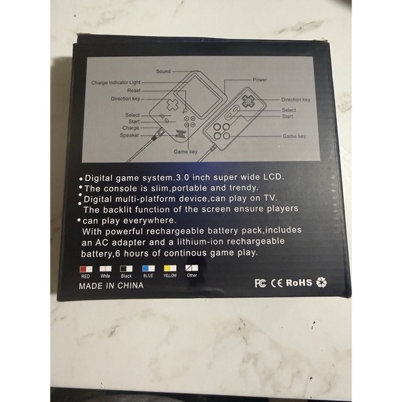 Large Screen Mini Handheld Digital Game System Open Box - Picture 2 of 3